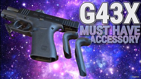 NEW Glock 43X/48 Extended Beavertail/Backstrap Eliminates Slide Bite & Increases Length of Pull
