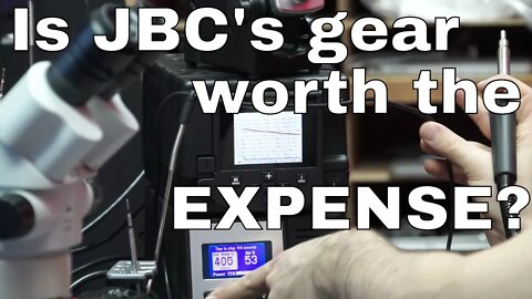 JBC Precision hot air and soldering station review with comparison to cheaper Hakko gear