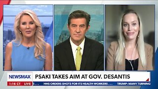 PSAKI TAKES AIM AT GOV. DESANTIS