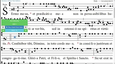 Sermo meus - Introit for St Anthony Mary Zaccaria