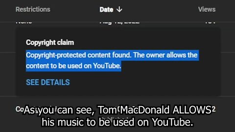 Copyright Use On YouTube (For Tom's T R I G G E R E D Fanboys)