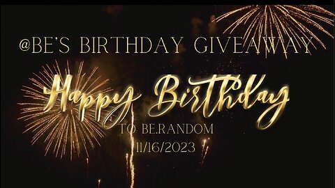 Be's Birthday Giveaway Winners!