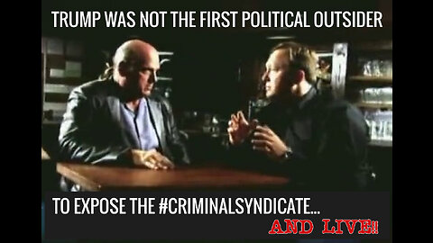 TRUMP WAS NOT THE FIRST POLITICAL OUTSIDER TO EXPOSE THE #CRIMINALSYNDICATE...AND LIVE!!!