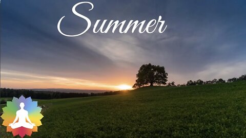 Summer | Relax to the sounds of natures summer symphony | Flute music and cicadas