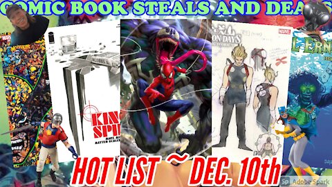 COMIC BOOK STEALS & DEALS HOT LIST: Where to find Hot New Variant Comics 12/10/21 w/ Mike W. Rogers