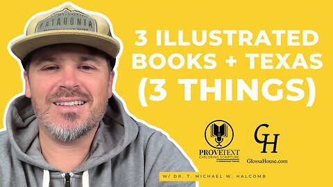622. 3 Illustrated Books + Texas (3 Things)