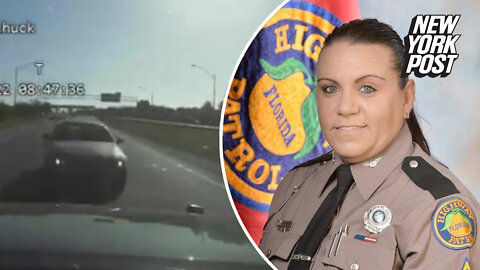 Florida trooper stops drunk driver with her own patrol car