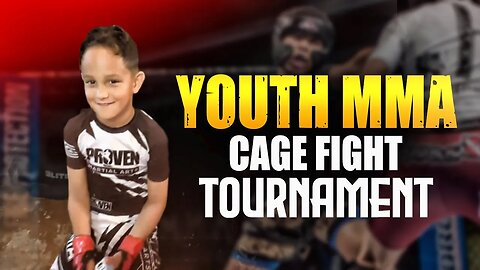 Youth MMA Tournament - Noah and Teammate Alex, Go Inside the CAGE to Fight in this Tournament