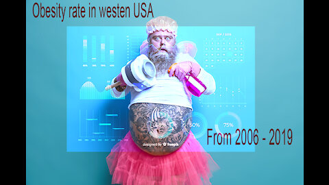 Obesity rate in westen USA
