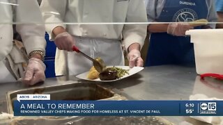 Valley chefs feed homeless at St. Vincent de Paul