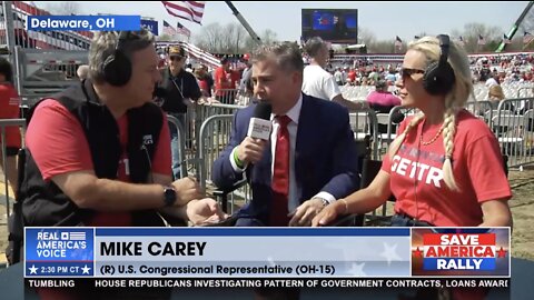 Rep. Mike Carey joins RAV at the #SaveAmerica Rally