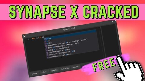 SYNAPSE X CRACKED FOR FREE 2022 🔴 FREE DOWNLOAD