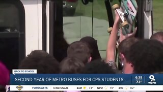 It's the second year of Metro buses for CPS students