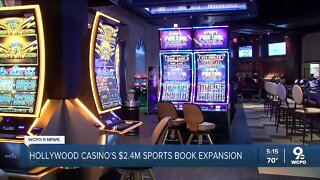 Hollywood Casino in Lawrenceburg unveils million dollar expansion of its barstool sports book