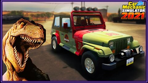 Jurassic Restoration Jeep Wrangler | Car Mechanic Simulator 2021