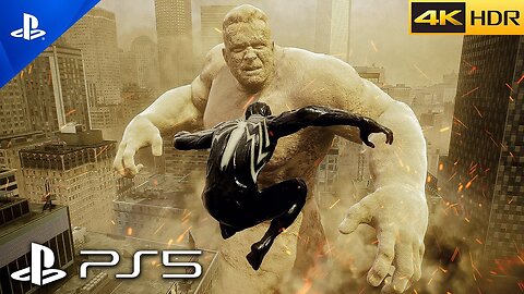[ Ps5 ] Gameplay Spider man 2 Venom vs Sandman full boss Fight | Ultra realistic Graphic 4K 60FPSHDR