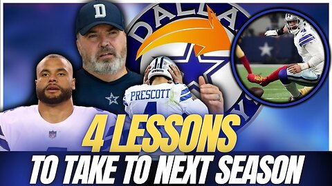 🏈📄 4 LESSONS | To take to the next nfl season| Dallas cowboys news | NFL News