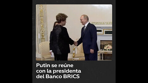 Vladímir Putin recibe a Dilma Roussef en San Petersburgo