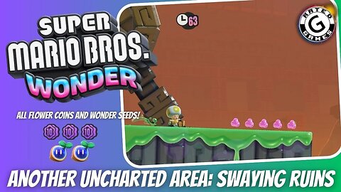 Super Mario Bros Wonder - Another Uncharted Area: Swaying Ruins