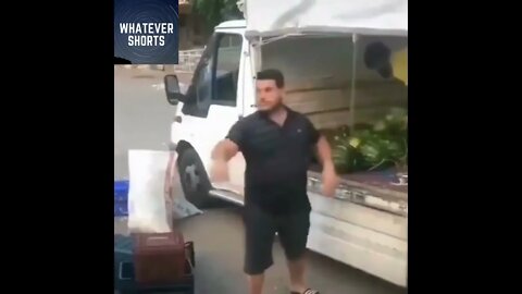 Best way to transfer watermelons to a delivery truck #shorts #watermelon #fruit #tricks