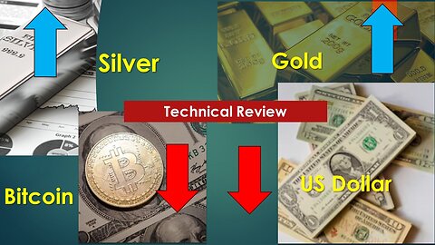 Gold Silver US Dollar Bitcoin Technical Analysis Apr 10 2024