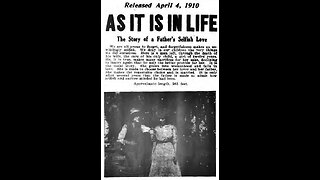 As It Is In Life (1910 Film) -- Directed By D.W. Griffith -- Full Movie