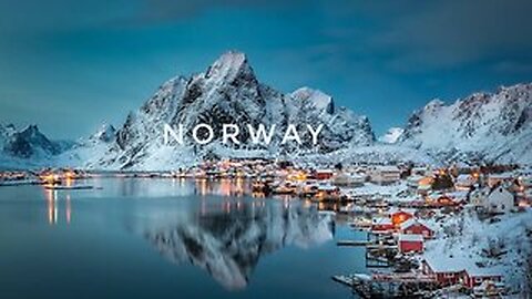 Norway in 4K: Serene Scenery and Calming Melodies for Deep Relaxation 🇳🇴🎵