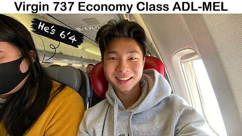 Flying VIRGIN AUSTRALIA ECONOMY CLASS with a 6’4 Dude