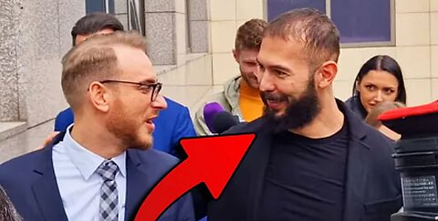 Andrew Tate EXTREMELY HAPPY Leaving Court (New Video)