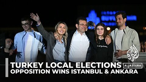 Turkey's opposition claims victory in Istanbul & Ankara in a blow to Erdogan
