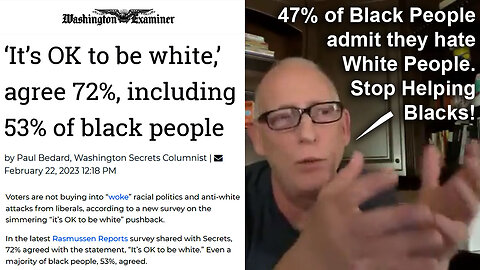 “Dilbert” comic creator Scott Adams advice on Anti-White Hate Crimes and Racist Blacks! 💯