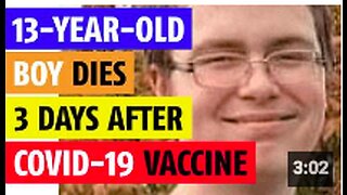 13-year-old boy dies three days after getting vaccine