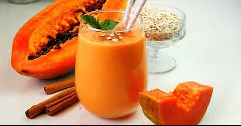 How to Prepare Papaya Smoothie and Oats