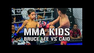 [MMA Kids] Bruce Lee vs Caio - Champions Fight Kids