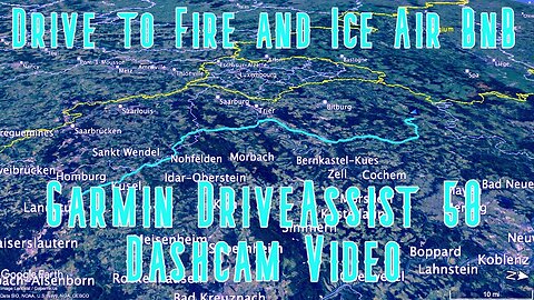 Drive to Fire and Ice Air BnB / Garmin DriveAssist 50 Dashcam Video