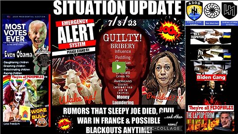 SITUATION UPDATE 7/3/23 (Election Fraud links in description)