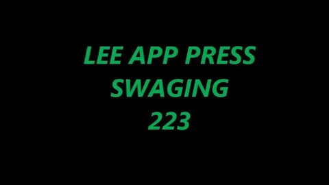 LEE APP PRESS SWAGING 223