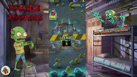 Zombie VS. Towers - Phone App Gameplay
