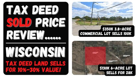 DID THEY GET A DEAL? TAX DEED COMMERCIAL & RESIDENTIAL LAND POST-SALE REVIEW!
