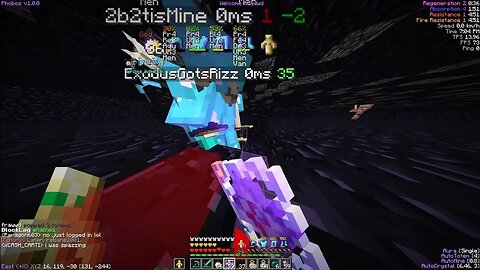 Crystal pvp on 2b2t.org II