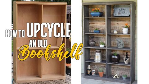 How to Upcycle an old Bookshelf