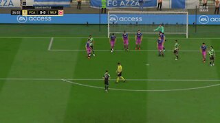 Fifa FUT Squad Battles - Iago Aspas scores from a freekick