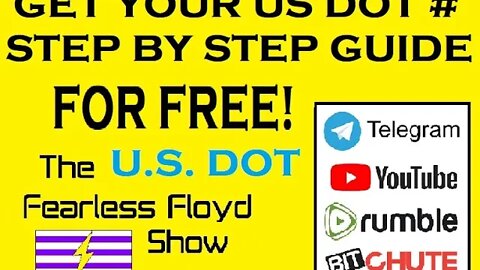 GET YOUR DOT # STEP BY STEP FOR FREE