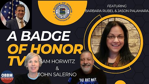 A Badge of Honor Livestream - Barbara Rubel & Jason Palamara