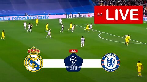 Real Madrid vs Chelsea LIVE | UEFA Champions League 22/23 | Match LIVE Now Today!