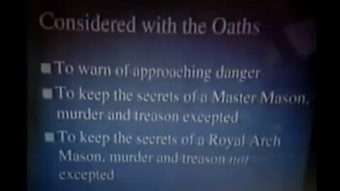 Bill Schnoebelen Exposing How Murder & Treason Are Permitted within Freemasonry & A Lot More Info