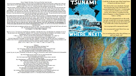 East Coast Mega Tsunami