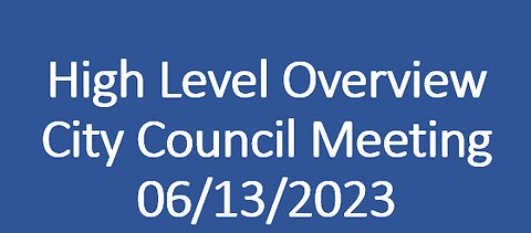 Blair City Council Meeting 06/13/2023