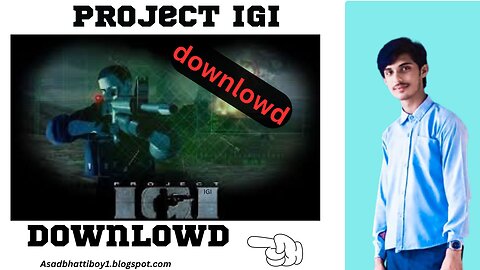 HOW TO DOWNLOAD PROJECT IGI ON PC | project igi kaise download karen | asadbhattiboy1