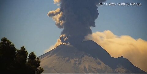 Popocatepetl volcano in Mexico has erupted and its powerful